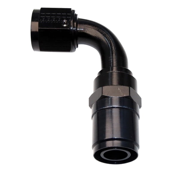 #10 Race-Rite Crimp-On Hose End 90-Degree