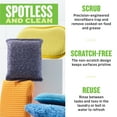 thumbnail image 4 of E-Cloth Non-Scratch Scrubbing Pads, Premium Microfiber Dish Scrubber and Kitchen Sponge for Cleaning, 2 Pack, 4 of 8