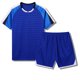 thumbnail image 2 of Odeerbi Conjunto de Entrenamiento de Fútbol Seco Rápido Para Chicos Y Niñas Malla Color Bloque Pantalones Cortos de Camiseta Conjuntos Atléticos Respirables Para 5-15 Años, 2 of 8