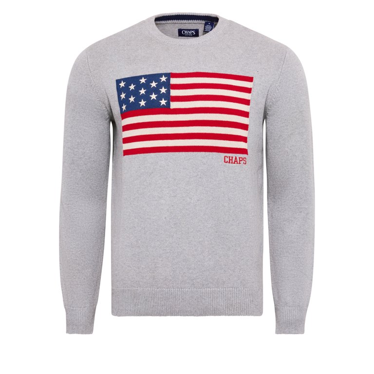 Chaps Men's Flag Cotton Crewneck Sweater photo 5