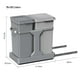 thumbnail image 2 of Bote de Basura EKO Extraíble 35L Doble Reciclaje 20L+15L 25.5x44.5x45.7cm, 2 of 5