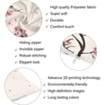 thumbnail image 5 of Cherry Blossoms Body Pillow Cover Pink Flowers Cherry Blossom Cushion Long Pillowcase with Zipper Floral Pillow Covers Decorative Soft Large Bedding Pillow Cases for Couch 20"x54", 5 of 6