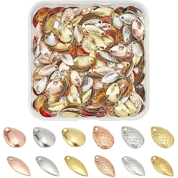 Fishing Attractor Spinner Blades Fishing Lures for All Fish Species, 300-Count