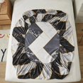thumbnail image 2 of Fitted Sheet With Elastic Band Plaid Polygon Pattern Gothic Bedding Sheets Luxury Bedspreads For Double Bed 180x200cm, 2 of 3