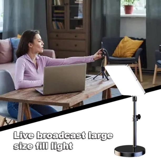 Luz para Filmar Transmisiones en , Luz de Relleno, Luces para Selfies y Luz de Relleno para Teléfono Celular, Luz de Relleno Multifuncional para Video