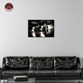 thumbnail image 3 of Night Run Racing Car Print Man Cave Canvas Wall Art by Notoriart, Gallery Wrapped, 30"x20", 3 of 7