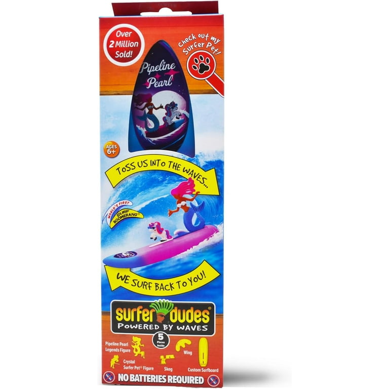 Surfer Dudes Legends & Surfer Pets Wave Powered Mini-Surfer, Pet