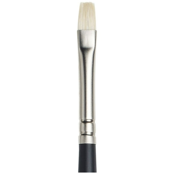 Winsor & Newton Artist Oil Brush, Long Handle, Bright, 1