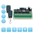 thumbnail image 1 of DC 12V 4CH Canal 433Mhz Sans Fil RF Switch Longue Portée Télécommande Sans Fil Commutateur DC12V RF Module Récepteur Émetteur Interrupteur à Bascule 1527 Puce Smart Domotique (2 Émetteur et 1 Reçu, 1 of 7