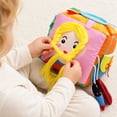 thumbnail image 5 of BUTOMKY Baby Toys 6-12 Months,Tummy Time Square Infant Baby Toy, Soft Sensory Toy with Textures, Mirror, for Newborns to Ages 6 Months, 5 of 6