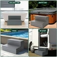 thumbnail image 7 of NAIZEA Universal 2 Slip-Resistant Spa & Hot Tub Steps, Outdoor Steps Hot Tub Stairs Above Ground Pool Steps Patio Steps for Outdoor/Indoor, 22"W x 15"H, 7 of 7