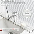 thumbnail image 5 of Faucet Mat for Kitchen Sink - Long Diatomite Fast Drying Stone Sink Tray, Super Absorbent, Prevents Moisture Buildup - Faucet Splash Guard for Bathroom Counter, 5 of 6