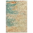 thumbnail image 2 of Oriental Weavers Carson Area Rug - 9654B - 7'10" x 10' - in Blue/ Orange - Modern Style, Stain Resistant, Family and Pet Friendly , Dining, Living Room Rug, 2 of 2