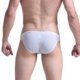 thumbnail image 3 of ZZwxWA Men's Swimwear Briefs Soild Color Lace-up Drawstring Elastic Waistband Bottoms Underwear Holiday Deals, 3 of 6