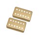 thumbnail image 3 of 2 uds. de cubierta de pastilla de guitarra de cobre, pastilla de cuello y puente, espaciado de poste de 50mm/52mm para accesorios de guitarra , Dorado Hugo Cubierta de camioneta, 3 of 10