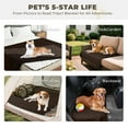 thumbnail image 6 of Sanmadrola Couch Cover for Sofa Bed Furniture Mattress Protector Waterproof Reversible Dog Bed Cover Pet Blanket Brown and Chocolate, 6 of 7
