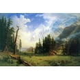 thumbnail image 1 of Mountain Landscape-Bierstadt CANVAS OR PRINT WALL ART, 1 of 1
