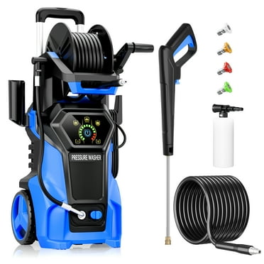 Fenbeli Electric Pressure Washer 4000 PSI, 2.6 GPM Power Washer Electric Powered with Foam Cannon, 4 Nozzles, Portable Power Washers Electric Powered for Home, Car, and Outdoor Cleaning