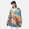 thumbnail image 3 of Fotbe Cloud Sleeping Cat Chaqueta con Protección Solar UPF 50+ para Hombre y Mujer, Camisa con Capucha y Bolsillos-XX-Large, 3 of 7