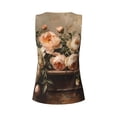 thumbnail image 5 of Lsque Vintage Peonies Rustic Charm Printed Workout Tank Tops for Women, Athletic Sports Tank Tops, Compression Sleeveless Dry Fit Shirts,Sleeveless Yoga Shirt-X-Large, 5 of 9