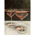 thumbnail image 5 of Red Vanilla Waterfall Optic Coupe Cocktail Champagne Glass 340ml Set/6, 5 of 6