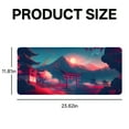 thumbnail image 2 of CCOCC Mouse Pad with Non-Slip Base,Washable and Durable Premium Rubber Desk Mat,Ergonomic Support Multipurpose Use Ergonomic Design Keyboard and Mouse Pad, 2 of 7