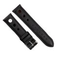 thumbnail image 1 of ZWP Genuine Leather Watchband 18mm 20mm 22mm 24mm Brown Coffee Black Racing Strap Handmade Stitching Quick Release Watch Band, 1 of 2