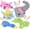 5pack unstuffed, variant on 5 Pack Tough Dog Toys Stuffed Squeaky Dog Toys Assortment Plush Animal Dog Toy Value Bundle Puppy Pet Dog Toys for Small Medium Large Dogs