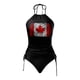 thumbnail image 3 of WILLBEST Trajes de Baño Moda de Verano Para Mujer, Día de La Independencia de Canadá, Estampado Parcial, Sexy, Con Cordones, Traje de Baño de Dos Piezas, 3 of 4