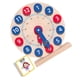 thumbnail image 3 of 1 Set Kids Wood Clock Toy Children Educational Clock Model Time Learning Clock Plaything, 3 of 4