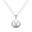 Silver, variant on TINGN Disc Gold Initial Necklace For Women Personalized Alphabet Initial Necklace For Women