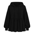 thumbnail image 4 of Certgust Fall Outfits Under $10 Hot Sales Womens Peplum Hoodie Sweatshirt Long Sleeve Casual Pullover Top Cozy Fall Winter Fashion, 4 of 4