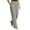 #Gray, variant on Women's High Waist Wide Leg Pants,Soft Flowy Trousers with Side Pockets,Beige,Women's Capri L