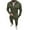 Army Green, variant on Aofany Men 2 Piece Outfits Casual Long Sleeve Sweatsuits Jacket and Pants Sets