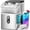 Sliver, variant on FREE VILLAGE Nugget Ice Makers Countertop,Pebble Ice Maker Machine with Soft Chewable Ice,35lbs/24H,Self-Cleaning,One-Click Operation,Stainless Steel, Crushed ice Maker for Home Kitchen Office