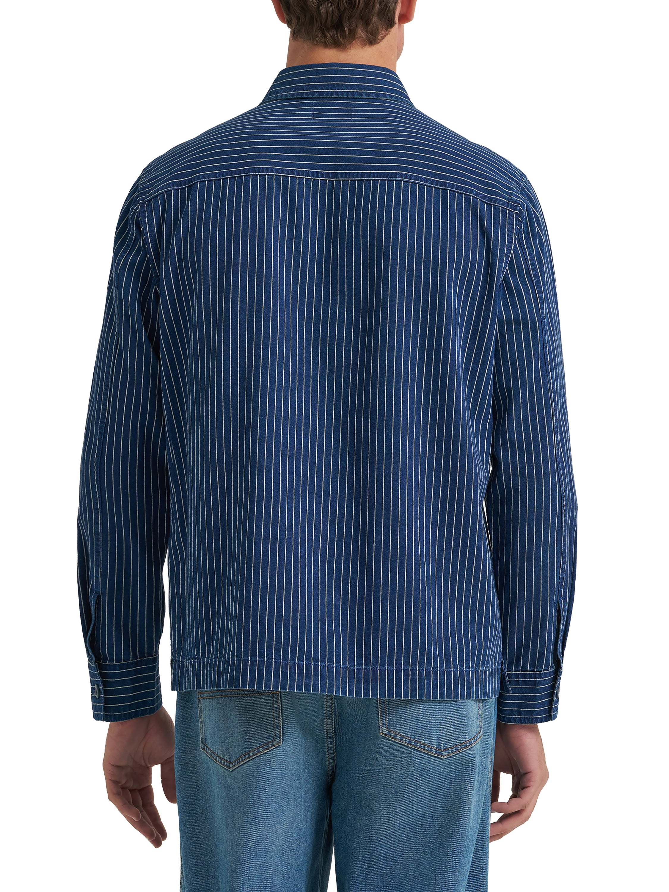 Wrangler® Men's Utility Streetwear Single Pocket Long Sleeve Shirt