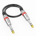 thumbnail image 2 of Professional 6.35mm Male to Male Stereo Audio Cable Amplifier Guitar Connection Cord for Amplifiers, Mixers, Guitars, 2 of 9