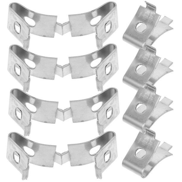 MERRYHAPY 20Ud Soportes Para Estantes Metálicos Para Gabinetes Resistentes En Inoxidable Color Plateado
