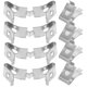 thumbnail image 1 of MERRYHAPY 20Ud Soportes Para Estantes Metálicos Para Gabinetes Resistentes En Inoxidable Color Plateado, 1 of 6
