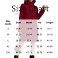 thumbnail image 4 of Women's Sweater Dress Knit Dress High Neck Long Sleeve Ribbed Loose Fit Warm Comfortable Winter Dress for Casual Loungewear,Black,L, 4 of 7