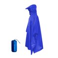 thumbnail image 2 of Meileang Adult Unisex Rain Poncho with Storage Bag Pocket Design Adjustable Drawstring Hooded Lightweight Waterproof Raincoat, 2 of 8