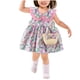 thumbnail image 1 of Vestido para niñas SDJMa, vestido estampado floral para bebés, vestido de verano sin mangas de dos piezas con bolso, 1 of 8