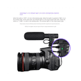 thumbnail image 2 of Micrófono para videocámara, micrófono para cámara DSLR, micrófono para fotografía profesional, micrófono para entrevistas, reducción de ruido, 2 of 7