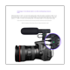 thumbnail image 2 of Micrófono para videocámara, micrófono para cámara DSLR, micrófono para fotografía profesional, micrófono para entrevistas, reducción de ruido, 2 of 7