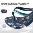 thumbnail image 3 of Ecetana Women's Flip Flops Non-Slip Bathroom Shower Shoes Summer Beach Thong Sandals for Women, 3 of 9