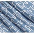 thumbnail image 3 of Soimoi Cotton Cambric Fabric - Geometric Print- Blue - 56 Inch Wide, Fine Weave Fabric for Sewing Kurtas, Summer Dresses, Crafts, Quilting, Baby Apparel & DIY Projects, 3 of 6