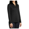 thumbnail image 4 of Yellow Rooster Women's PosiCharge Competitor 1/4-Zip Pullover Black 3XL, 4 of 8