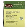 thumbnail image 3 of Celestial Seasonings, Herbal Tea, Sleepytime, Caffeine Free, 20 Tea Bags, 1.0 oz Pack of 4, 3 of 5