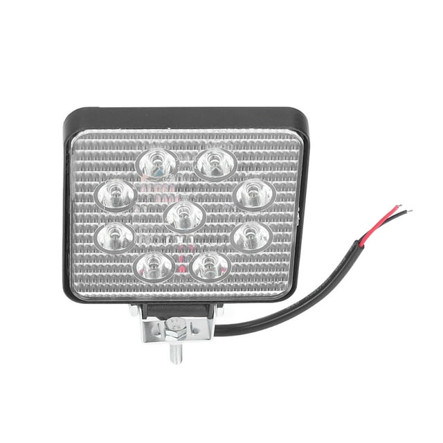 Luz todoterreno, luz de trabajo de 27 W y 9 LED, reflector LED para automóvil, materiales ecológicos