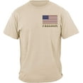 thumbnail image 2 of Freedom Full Battle Rattle Blue Collar Worker 100% Cotton Sand T-Shirt X-Large, 2 of 3